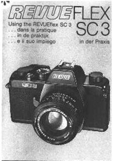 Revue Quelle Germany SC 3 manual. Camera Instructions.